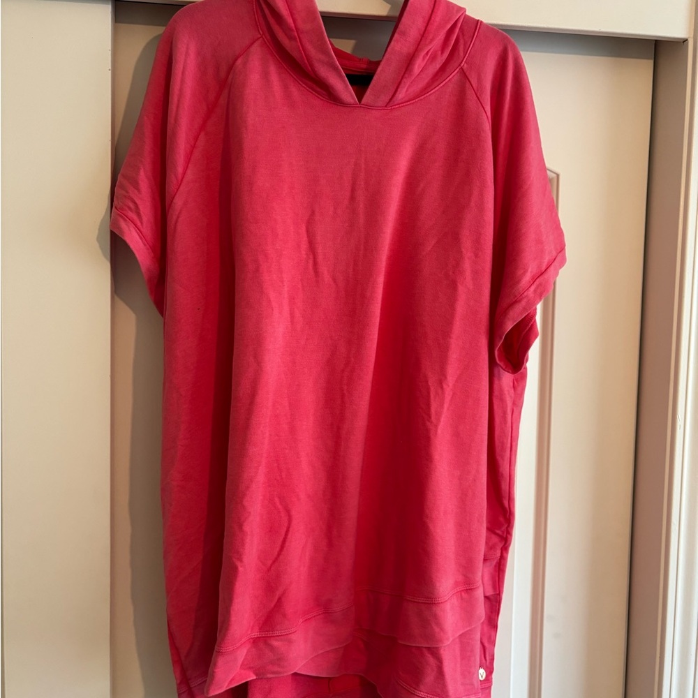 Livi Active Pink Short Sleeve Hoodie